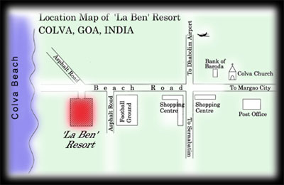 Location Map Of Goa
